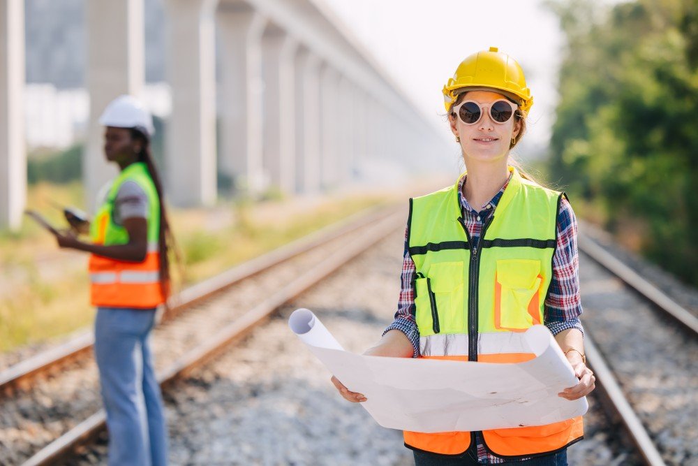 Ingénieur et prévention de sécurité sur les voies ferroviaires